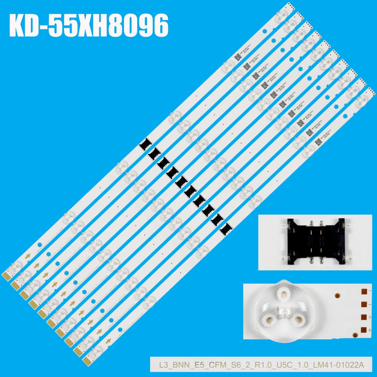 LED Backlight strip for LM41-01056A LM41-01022A I-5500SY80062-VC KD-55XH8096 KD-55XH8077 XBR-55X800H