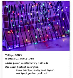 Wholesale 10000ct 1000ct WS2811 LED Pebble String Light LED Pebble Seed Pixel String Light RGB Addressable Full Color