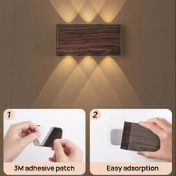 Wireless Portable LED Wall Lamp Touch Dimming Wall Lights Type-C Charging Night Light Bedside Stairside Corner Decor, 3 Colors