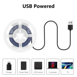 DC 5V USB LED Strips 2835 Diode Tape LED Ribbon Light TV Mirror Backlight Lighting Room Decor Lamp LED String Light 1M-5M