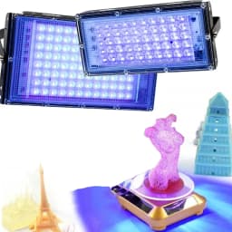 220V 50W 300W LED Ultraviolet UV Curing Lamp 395nm 365nm 405nm UV Glue Printing Spraying Painting Resin Ink Resin DIY Curing