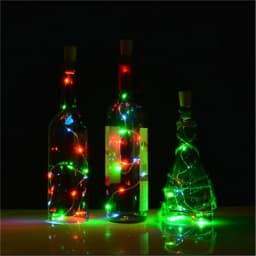 5/10/20PCS Battery Powered Cork Bottle Light 2m 20LED Light Bar Light Birthday Party Wine Bottle Stopper Light Bar With Battery