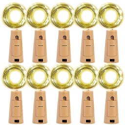 5/10/20PCS Battery Powered Cork Bottle Light 2m 20LED Light Bar Light Birthday Party Wine Bottle Stopper Light Bar With Battery