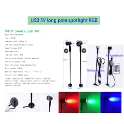 USB 5V Mini Led Spotlight Rotatable Angle 1W 3W Surface Mounted for Cabinet Showcase Terrarium Jewelry Lamp Ceiling Spot Lights