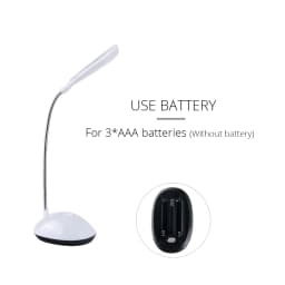 LED Desk Light Eye Protection Reading Lamp AAA Battery Powered Lamp Folding Creative Table Lamp For Reading Studying Bedroom