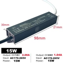 Lighting Transformer Waterproof Power Supply IP67 IP68 AC220V To DC 12V 24V LED Driver 100W 200W 300W 400W 500W Outdoor Adapter