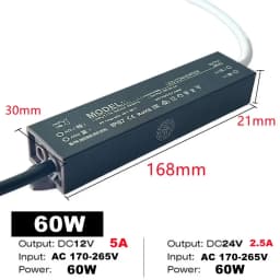 Lighting Transformer Waterproof Power Supply IP67 IP68 AC220V To DC 12V 24V LED Driver 100W 200W 300W 400W 500W Outdoor Adapter