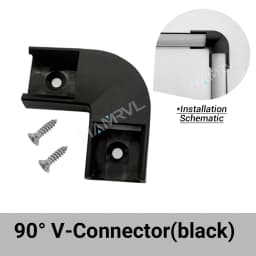 2-30 Pieces/Pack LED Aluminum Profile 0.5m/Piece U/V Shape Suitable For 8-12mm LED Light Strip Housing Channel Decor Materials