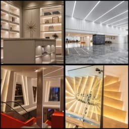 2-30 Pieces/Pack LED Aluminum Profile 0.5m/Piece U/V Shape Suitable For 8-12mm LED Light Strip Housing Channel Decor Materials