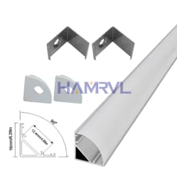 2-30 Pieces/Pack LED Aluminum Profile 0.5m/Piece U/V Shape Suitable For 8-12mm LED Light Strip Housing Channel Decor Materials