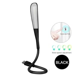 1Pc Mini Portable USB LED Light Touch Sensor Lights Dimmable Adjustable Bright Table Desk Lamp For Power Bank PC Laptop Notebook