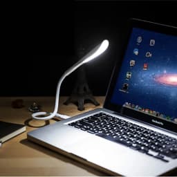 1Pc Mini Portable USB LED Light Touch Sensor Lights Dimmable Adjustable Bright Table Desk Lamp For Power Bank PC Laptop Notebook
