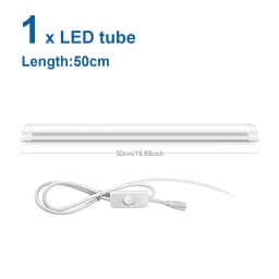Supper Brightness 25W T8 LED Tube Light 50cm Aluminium Bar Lamp Bulbs 110V 220V Use in Kitchen Cabinet Warehouse Garage Lighting