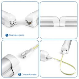 Supper Brightness 25W T8 LED Tube Light 50cm Aluminium Bar Lamp Bulbs 110V 220V Use in Kitchen Cabinet Warehouse Garage Lighting