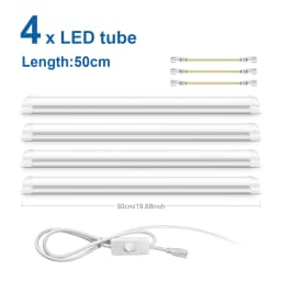 Supper Brightness 25W T8 LED Tube Light 50cm Aluminium Bar Lamp Bulbs 110V 220V Use in Kitchen Cabinet Warehouse Garage Lighting