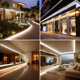 ZIGBEE 3.0 220V COB LED Strip Light Highlight Waterproof 288LED/m CRI 80 Linear Lighting Flexible LED Rome Decor for Alexa