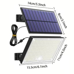 400 LED Solar Light Outdoor Super Bright Motion Sensor Solar Strong Power LED Garden Wall Lamp IP65 Waterproof for yard