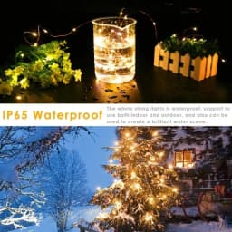 2/5/10/20/30M USB Fairy String Lights LED Sliver Wire Lights With 8 Lighting Modes Remote Control For Bedroom Christmas Decor