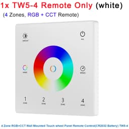 Skydance TW1-4 TW2-4 TW4-4 TW5-4 Wall Touch Panel 2.4G RF 4Zone Dim Switch Controller for Single Color RGB RGBW RGBCCT LED Strip