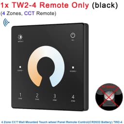 Skydance TW1-4 TW2-4 TW4-4 TW5-4 Wall Touch Panel 2.4G RF 4Zone Dim Switch Controller for Single Color RGB RGBW RGBCCT LED Strip
