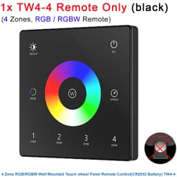 Skydance TW1-4 TW2-4 TW4-4 TW5-4 Wall Touch Panel 2.4G RF 4Zone Dim Switch Controller for Single Color RGB RGBW RGBCCT LED Strip