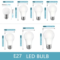 10PCS E27 E14 B22LED Bulb AC220V 3W 6W 9W 12W 15W 18W 20W 6500K/4000K/3000K LED Light Bulb Suitable for Living Room Home Indoor