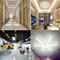 T5/T8 Led Tube Light 15W/25W Aluminium Bar Lamp 50CM 2835LEDs Ceiling Wall Lamps for Indoor Workbench Warehouse Garage Lighting
