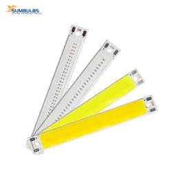 SUMBULBS Hot Sale 3V 3.7V DC 60mm 8mm LED Strip 1.5W 3W Warm Cold White Blue Red COB Light Source for DIY Bicycle Work Lamp
