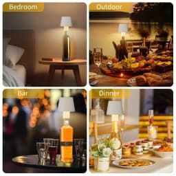 LED Desk Light Touch Switch USB Rechargeable 3 Levels Dimmable Eye Protection Reading Lamp Hotel Bar Bedroom Study Nightlights