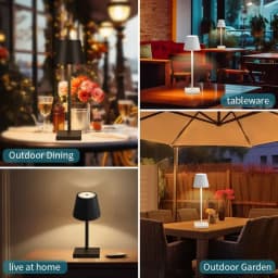 LED Desk Light Touch Switch USB Rechargeable 3 Levels Dimmable Eye Protection Reading Lamp Hotel Bar Bedroom Study Nightlights