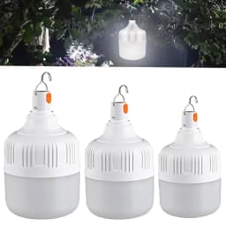 Rechargeable LED Camping Light Camp Rechargeable Emergency USB LED Bulbs Waterproof Energy-saving Bulbs Hanging Work Light Tent