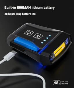 LEM COB Headlight Rechargeable Ultralight USB Head Flashlight 180lm Clip on Hat Light Motion Sensor Headlamp for Fishing Camping