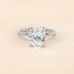 Trumium 3CT 925 Sterling Silver Engagement Rings Oval Cut Solitaire Cubic Zirconia Wedding Promise Rings for Women Fine Jewelry