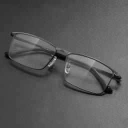 Business Ultralight Titanium Alloy IP Electroplated Full Rim Men's Optical Glasses Frame For Myopia Reading Prescription Eyewear