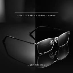 Business Ultralight Titanium Alloy IP Electroplated Full Rim Men's Optical Glasses Frame For Myopia Reading Prescription Eyewear