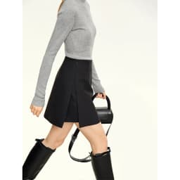AMII Minimalist Casual Shorts Skirts Women High Waist 2026 Autumn New Fashion Commuter Straight A-Line Skirt 12343035