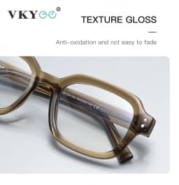 VICKY Classic Simple Fashionable Design Customizable Prescription Reading Glasses Anti-Blue Light Computer Glasses PFD2190