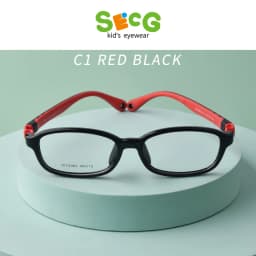 SECG Children Myopia Glasses Frame Boys And Girls Farsightedness Amblyopia Strabismus Primary School Children Silicone Glasses