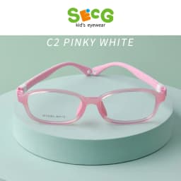 SECG Children Myopia Glasses Frame Boys And Girls Farsightedness Amblyopia Strabismus Primary School Children Silicone Glasses