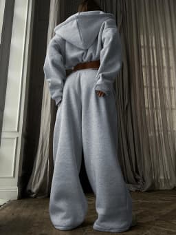 Ladies Fashion Long Sleeve Sportswear Sweatshirt And Trousers Two-Piece Set Autumn Winter Trendy Outfit Casual Comfortable
