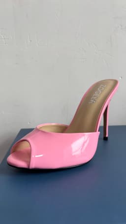 Sexy Women's Slippers High Heels Mules Summer Party Shoes 2026 Outdoor Designer Peep toe Slides Black Pink White Large Size 45