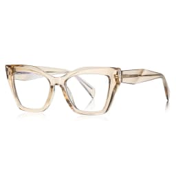 VICKY Fashion Personalized Glasses Anti-blue Light Cat Eye Reading Glasses Can Be Customized Prescription Ladies Eyeglasses 2167