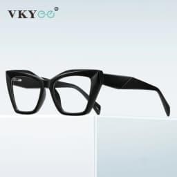 VICKY Fashion Personalized Glasses Anti-blue Light Cat Eye Reading Glasses Can Be Customized Prescription Ladies Eyeglasses 2167