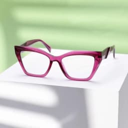 VICKY Fashion Personalized Glasses Anti-blue Light Cat Eye Reading Glasses Can Be Customized Prescription Ladies Eyeglasses 2167