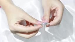 Smyoue 18k Plated 3.6CT All Moissanite Rings for Women 5 Stones Sparkling Diamond Wedding Band 100% S925 Sterling Silver Jewelry