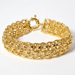New 18MM Wide Copper Chain Bracelet Unisex 18K Gold Plated Wristband Miami Sidewalk Bracelet Punk Hip Hop Jewelry Party Gift