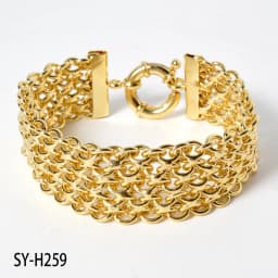 New 18MM Wide Copper Chain Bracelet Unisex 18K Gold Plated Wristband Miami Sidewalk Bracelet Punk Hip Hop Jewelry Party Gift