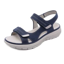 Summer 2024 Elegant Women Genuine Leather Sandals Women's Sport Style Lightweight Plus Size Slippers Women Sandals 34-42