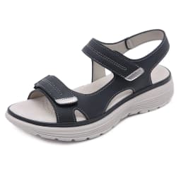 Summer 2024 Elegant Women Genuine Leather Sandals Women's Sport Style Lightweight Plus Size Slippers Women Sandals 34-42