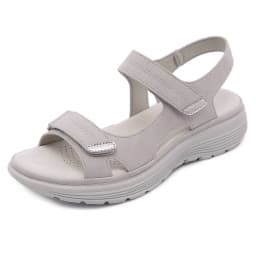 Summer 2024 Elegant Women Genuine Leather Sandals Women's Sport Style Lightweight Plus Size Slippers Women Sandals 34-42
